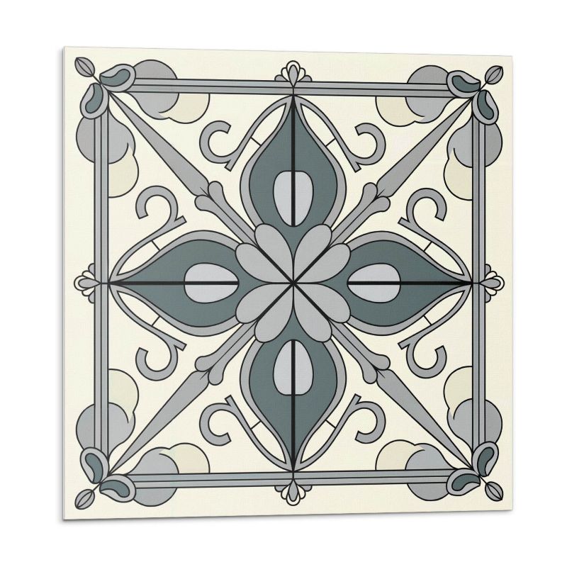 Kafelki samoprzylepne Wallfluent 30x30 cm Ornamentalny wzór kwiatów 9 szt.