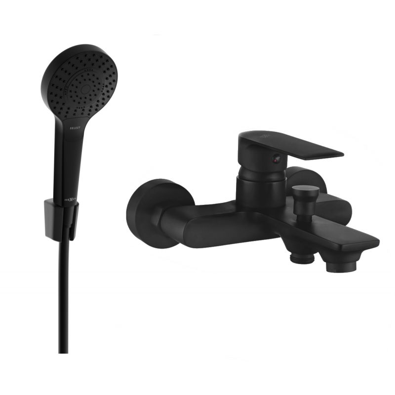 Zestaw wannowy Mexen Royo czarny 7223R05-70 1 szt.