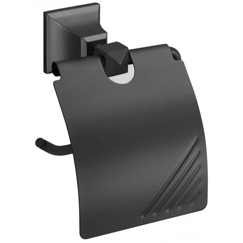 Uchwyt na papier toaletowy Mexen Dalia czarny 14x14,5 cm 1 szt.