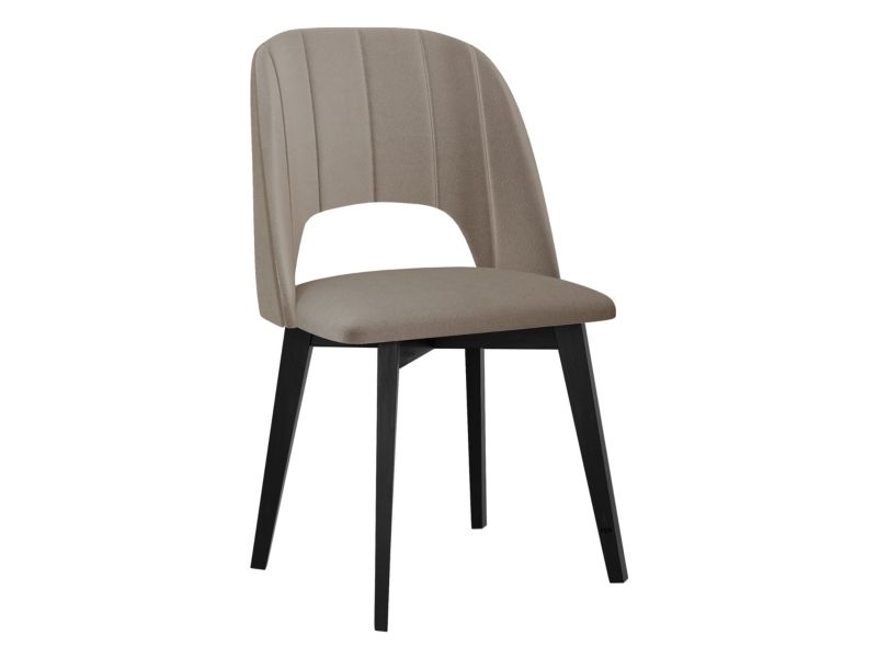 Krzesło MIRJAN 24 tapicerowane Monti IV Pik prosty czarny/khaki beż 1 szt.