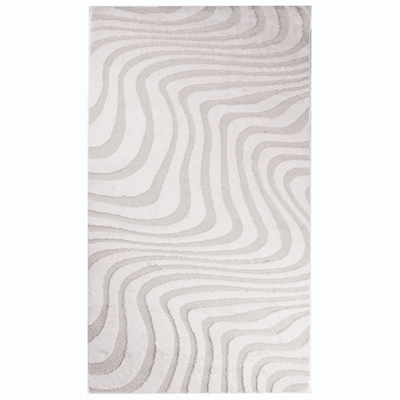 Dywan Rabbit fala 80 x 150 cm kremowy