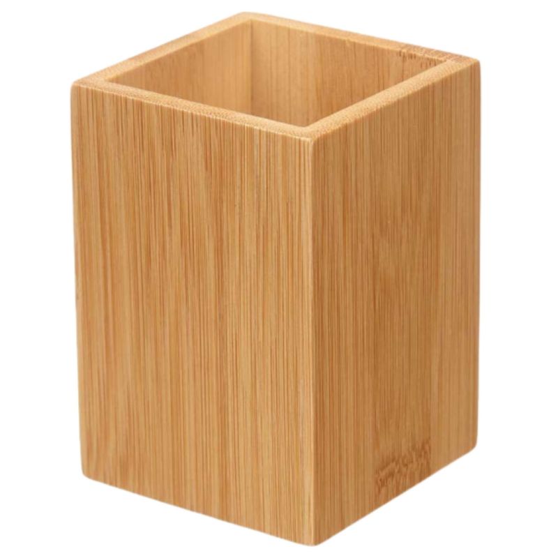 Kubek Na Szczoteczki Do Zębów Berilo Bambusowy 6,6X6,8X9,7 Cm 1Szt