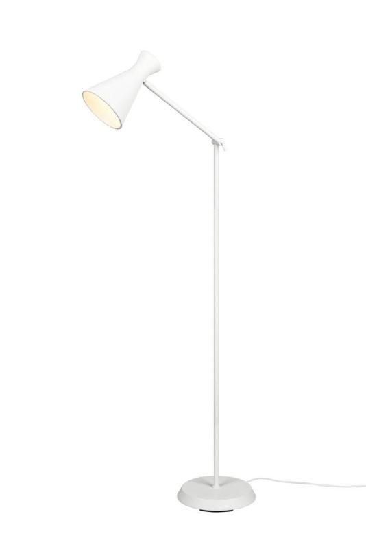 Lampa podłogowa stojąca RL Enzo biała 1 x E27 x 20W wym: 150 x 25 x 48,8 cm - 1 szt.