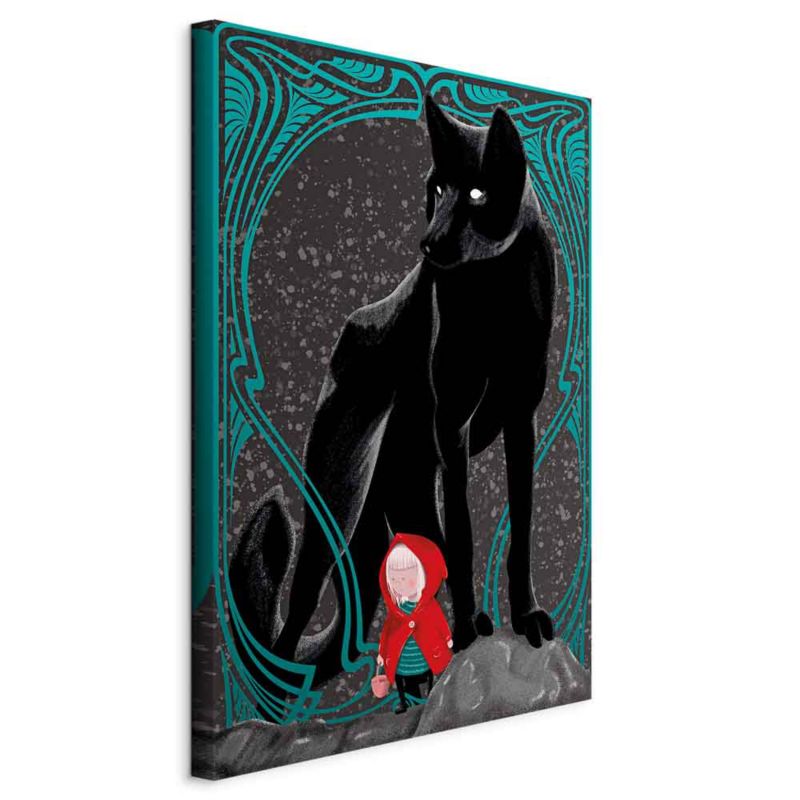 Obraz Artgeist Czerwony kapturek 80 x 120 cm flizelina 1 szt