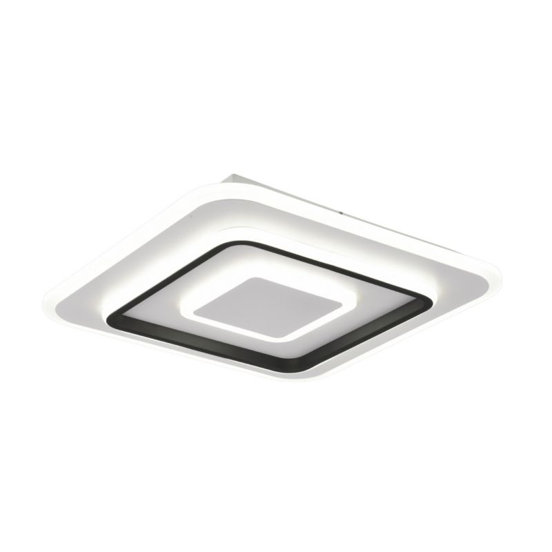 Plafon sufitowy nowoczesny RL Jora biało-czarny LED 46W 2700K-6000K 5400lm IP20 wym: 6,5 x 39,5 x 39,5 cm metal - 1 szt.