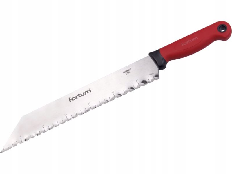 Nóż do cięcia Fortum do izolacji budowlanych styropianu wełny 4,8 3,4 cm ostrze INOX 1 szt