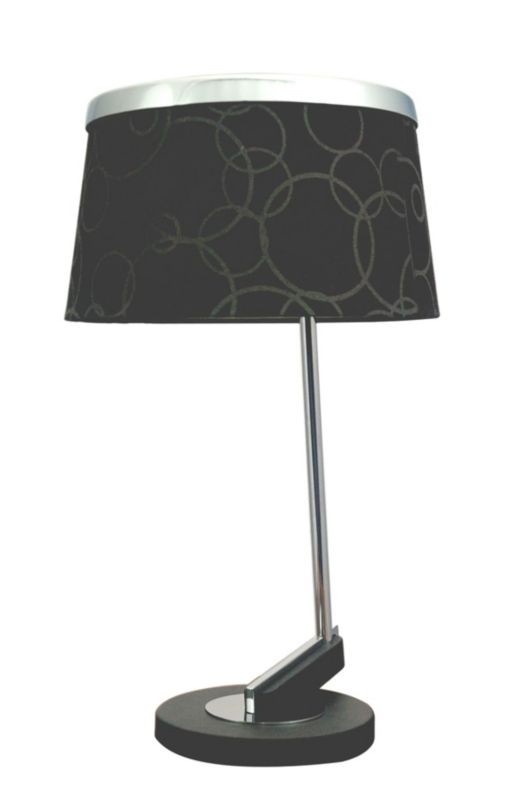 Lampka stołowa Candellux Impresja czarna 1 x E27 x 60W IP20 wym: 51 x 30 x 30 cm metal - 1 szt.