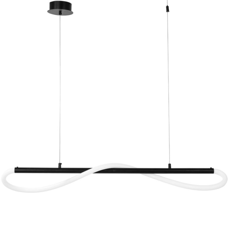 Lampa Sufitowa Wisząca Toolight Led App853-Cp Long Czarny