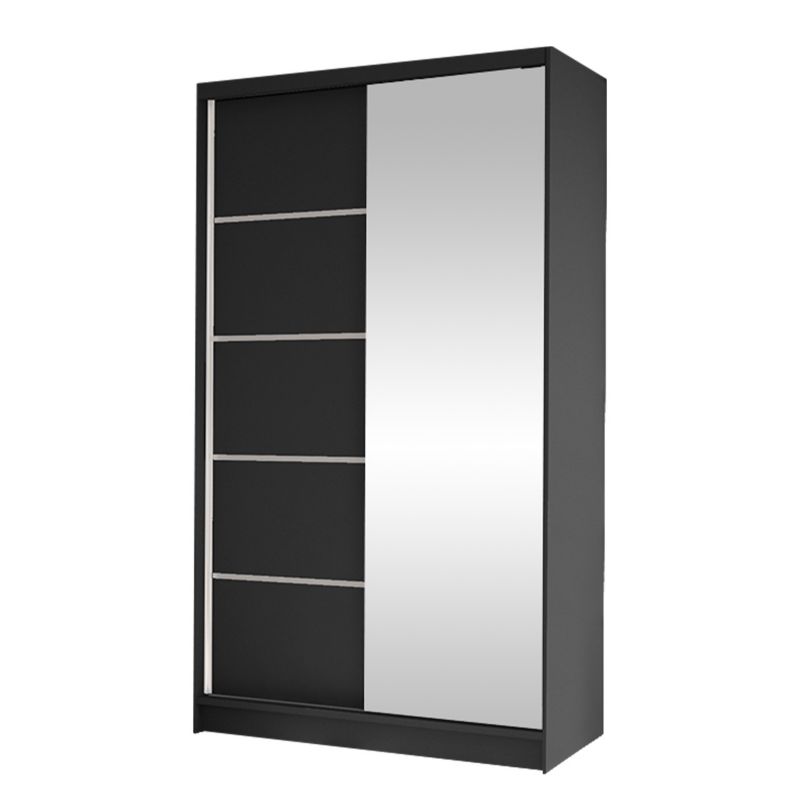 Szafa MIRJAN 24 z drzwiami przesuwnymi Diego III czarny 1 szt.