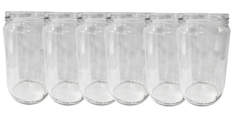 Słoiki MODO24 720ml dżemy konfitury przeciery salatki 82mm 6 szt.