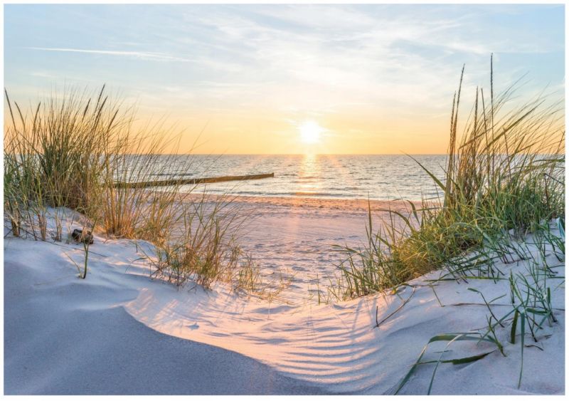 Fototapeta Na Flizelinie WALLARENA 250x175 cm Tapeta Do Sypialni Morze Plaża 1 szt.