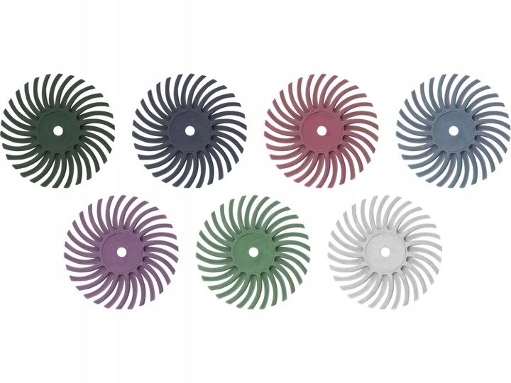 Akcesoria do miniszlifierki Extol krążki z włosia do polerowania p80-p2500 52 szt