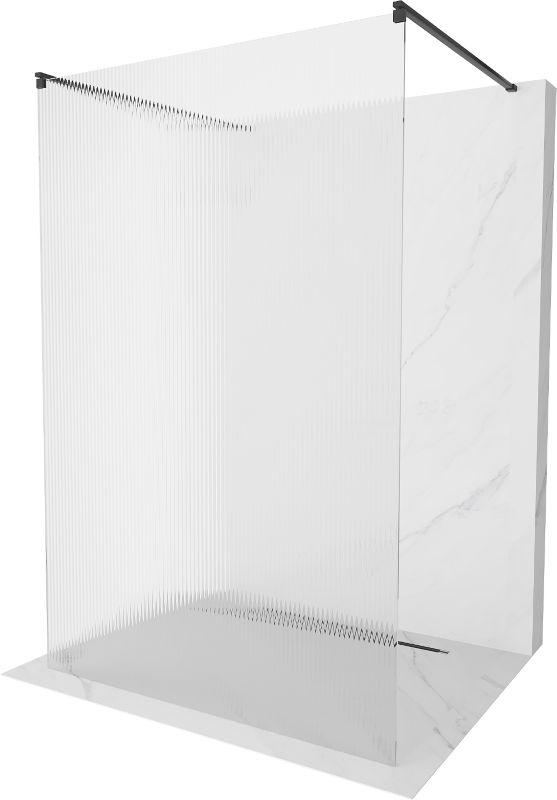 Ścianka prysznicowa Mexen Kioto czarna 110x200 cm 800-110-002-70-09 1 szt.