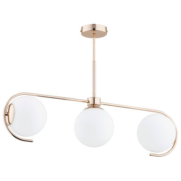 Lampa wisząca Alfa Astana 0857 złoto-biała nowoczesna 3xE14 x 40W 1 szt.