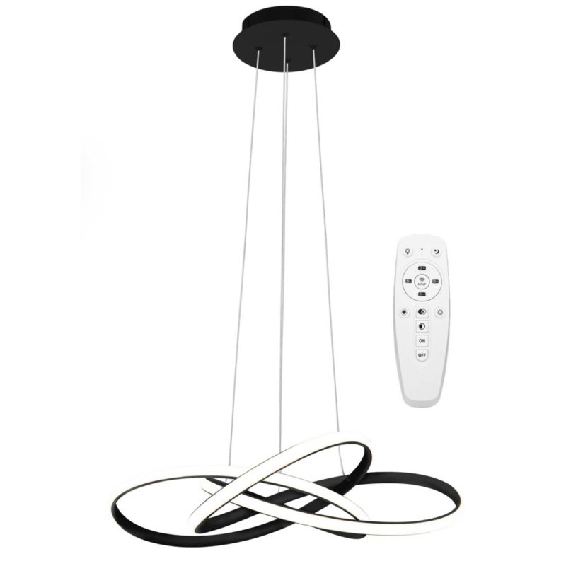 Lampa Sufitowa Wisząca Toolight Led App814-Cp Node Czarny