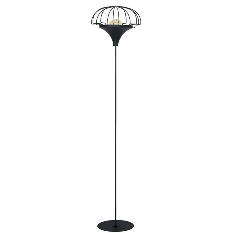 Lampa podłogowa stojąca Aldex Danton czarna 1 x E27 x 60W wym: 175 x 38 x 38 cm - 1 szt.