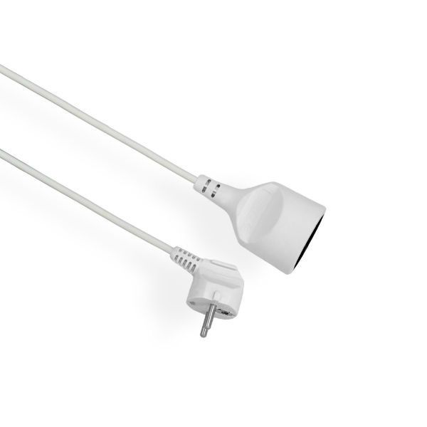 Przedłużacz mieszkaniowy Elgotech Economic 1 gniazdo z uziemieniem 5 m 1 szt.