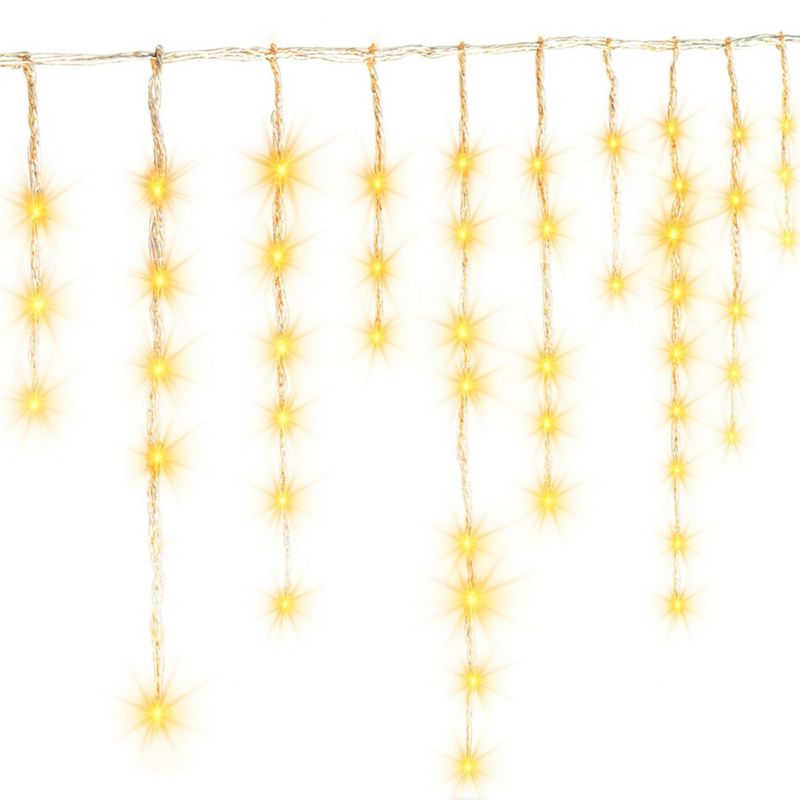 Kurtyna Świetlna Feeric Ciepła Biel PVC 600 LED 10 m 1 szt.