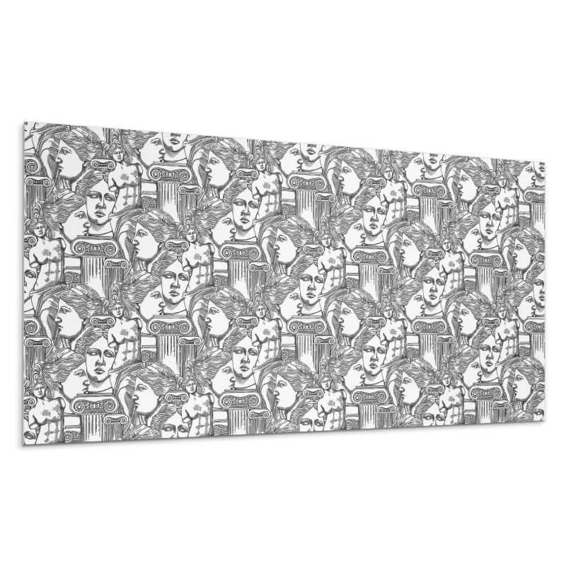 Kafelki samoprzylepne Wallfluent 60x30 cm Motyw z tradycyjnymi rzeźbami 6 szt.