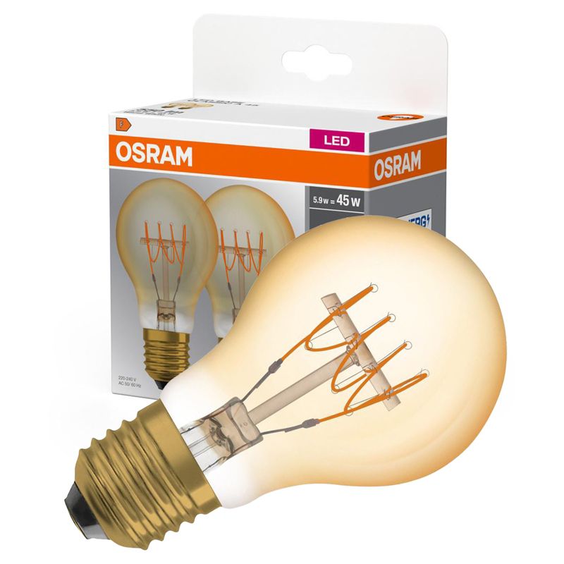 Żarówka LED Osram A60 E27 5.9W 550lm 2700K 320st Filament 2 szt.