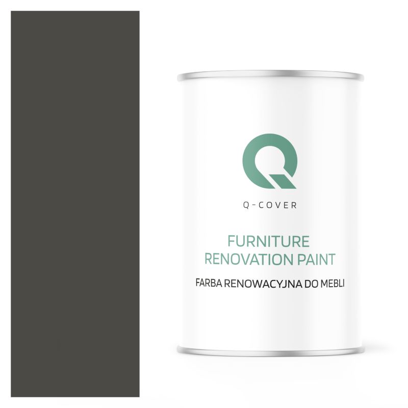 Farba Renowacyjna do Mebli Q-Cover Szary ciemny RAL7022 Satyna 1L