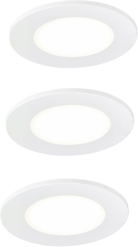Lampa do zabudowy Nordlux Leonis LED 3x4,5W IP65 biała 8,5cm 4000K 1 szt.