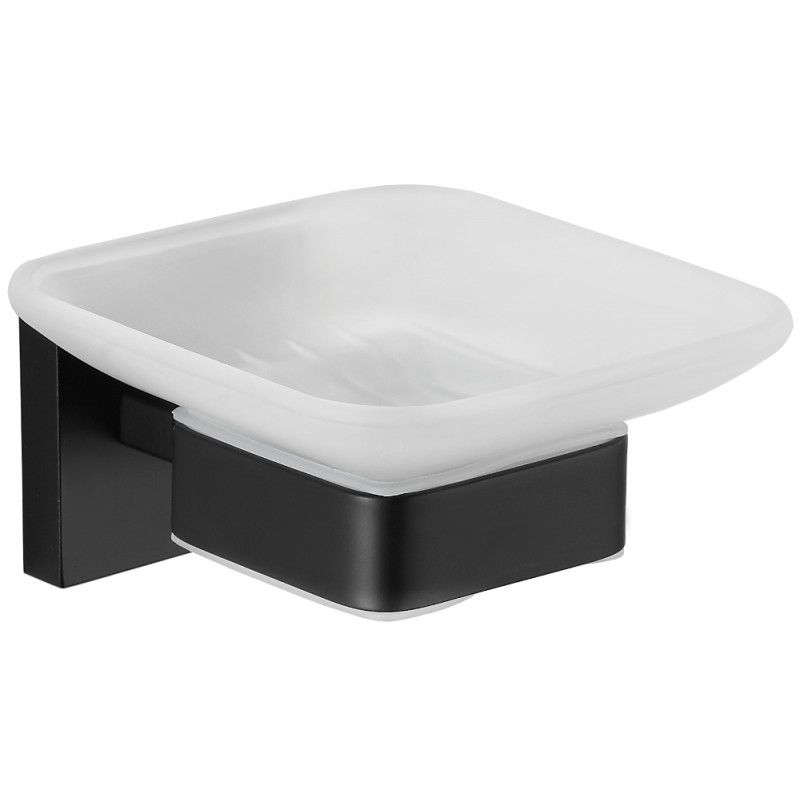 Mydelniczka ścienna Mexen Vox czarna 10,5x5 1 szt.