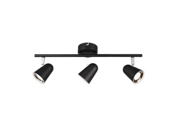 Lampa sufitowa RL Toulouse czarna-chromowana LED 3.5W 3000K 400 lm wym: 48 x 9 cm - 1 szt.