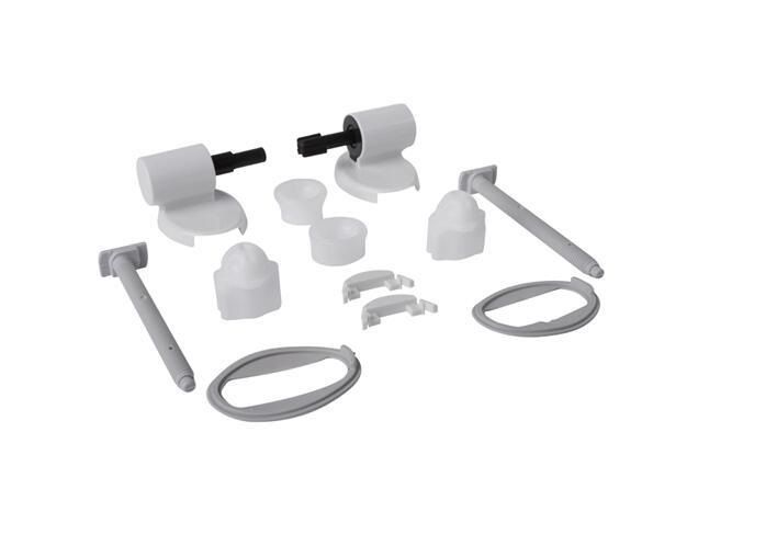 Zawiasy do desek sedesowych MKW wolnoopadajace do ceramiki Cersanit 1szt