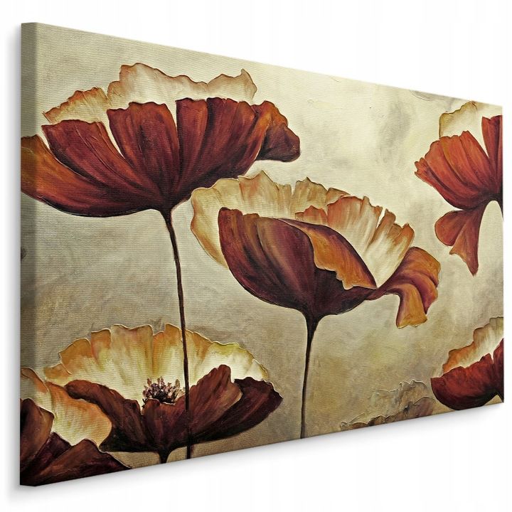 Obraz Piękne Maki Vintage 100x70 cm 1 szt.