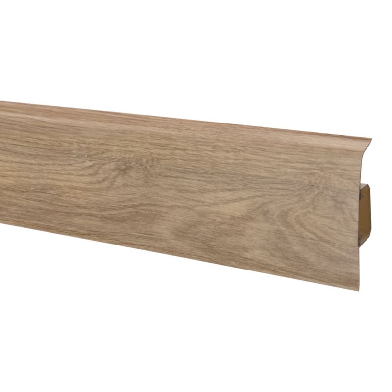 Listwa przypodłogowa PVC GoodHome Core 75 mm deco 800