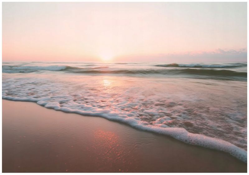 Fototapeta WALLARENA Do Sypialni Salonu Na Flizelinie Morze Plaża Natura 250x175 cm Tapeta Ścienna 1 szt.