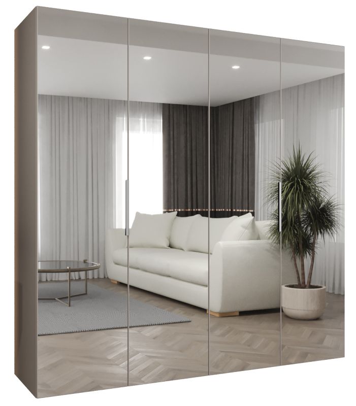 Szafa uchylna Abiks MARBELLA 3 200 wys 202 cm Kaszmir + Kaszmir 1 szt