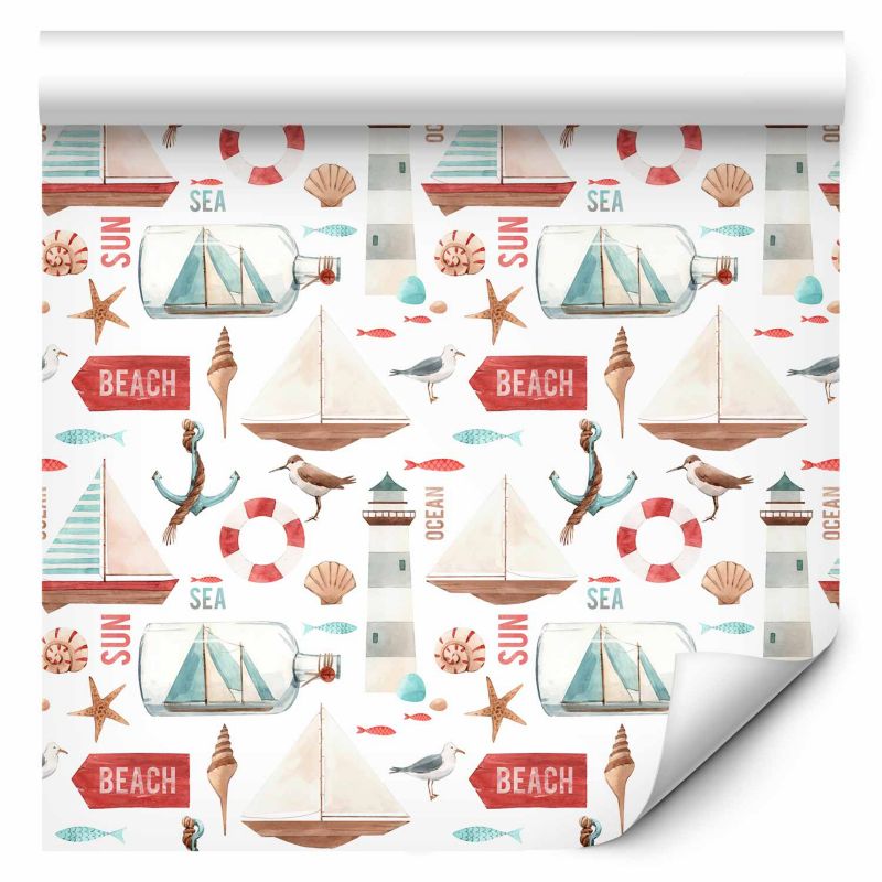 Tapeta flizelinowa Artgeist 110g/m2 Dla dzieci biała 50x1000 (10 części) 10023ja rolka 1 szt