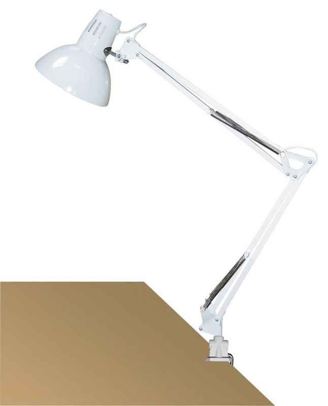 Lampka biurkowa Rabalux Arno biała 1 x E27 x 60W IP20 wym: 70 x 52 x 52 cm metal - 1 szt.