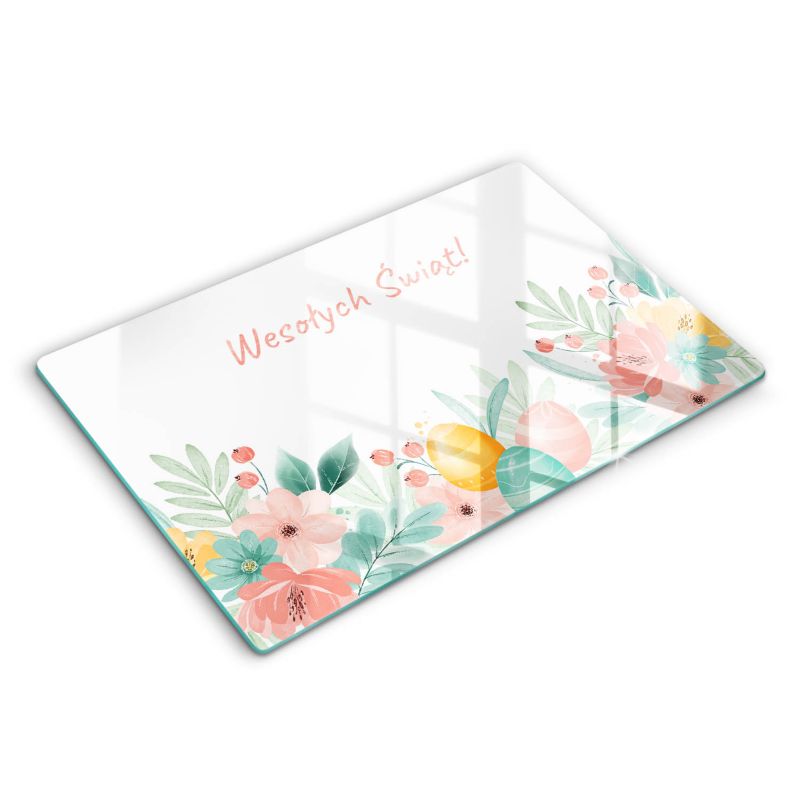 Szklana deska do krojenia Wallfluent 80x52 cm Radosnych Świąt 1 szt.