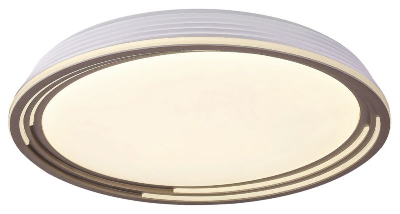 Plafon Rabalux Valter brązowo-biały LED 36W 3000K 2250lm IP20 wym: 8 x 51,5 x 51,5 cm metal - 1 szt.