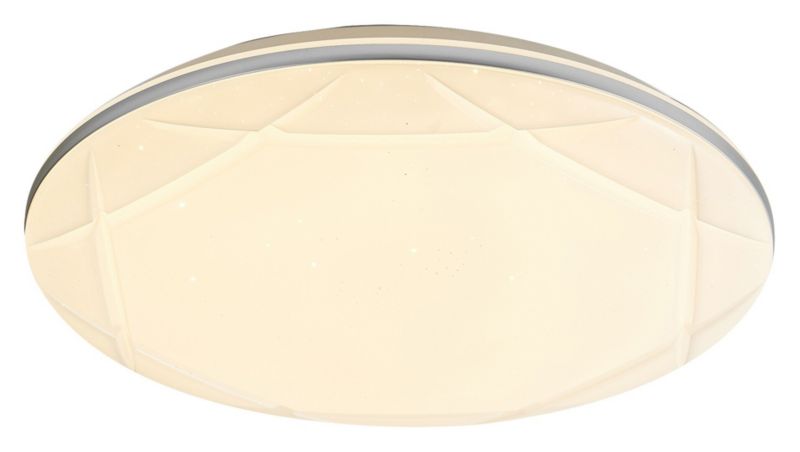 Plafon sufitowy Rabalux Oswald2 biało-srebrny LED 24W 4000K 1800lm IP20 wym: 7 x 40 x 40 cm metal - 1 szt.