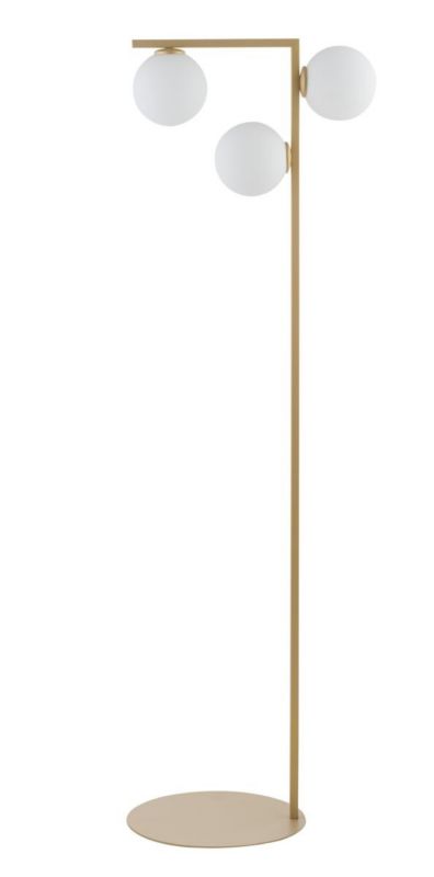 Lampa podłogowa stojąca Sigma Lighting Andy złoto-beżowa nowoczesna 3 x G9 x 10W wym: 150 x 46 x 35 cm - 1 szt.