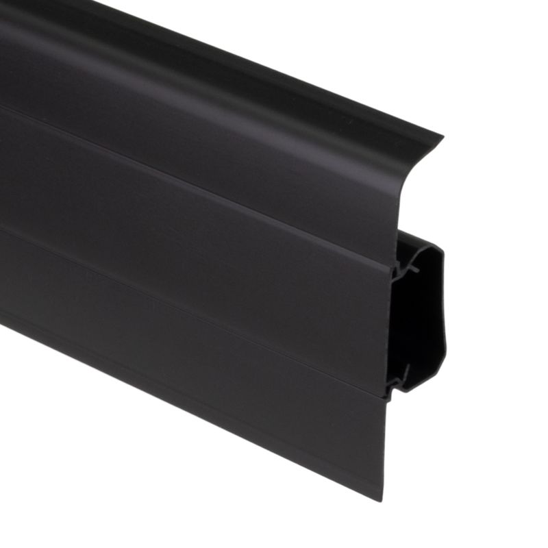 Listwa przypodłogowa PCV Salag Core 75 mm czarna