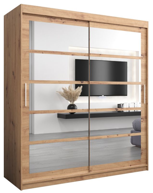 Szafa przesuwna Abiks ROMA 2 180 artisan + artisan 1 szt.