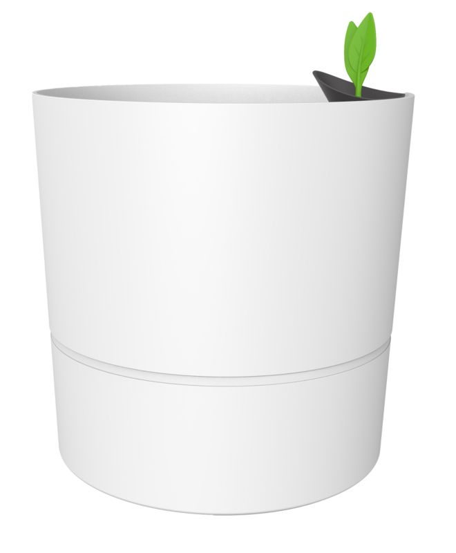 Donica Eda Aquaduo XL biała 35 cm