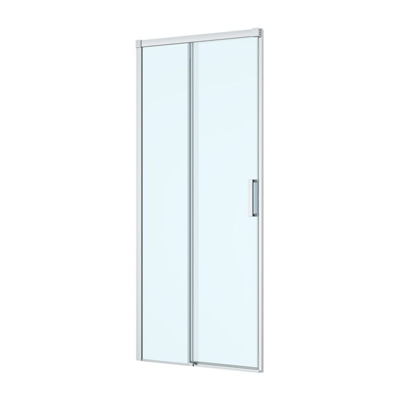 Drzwi prysznicowe Oltens Breda 100 cm chrom szkło hartowane przezroczyste z powłoką SmartClean 1 szt.