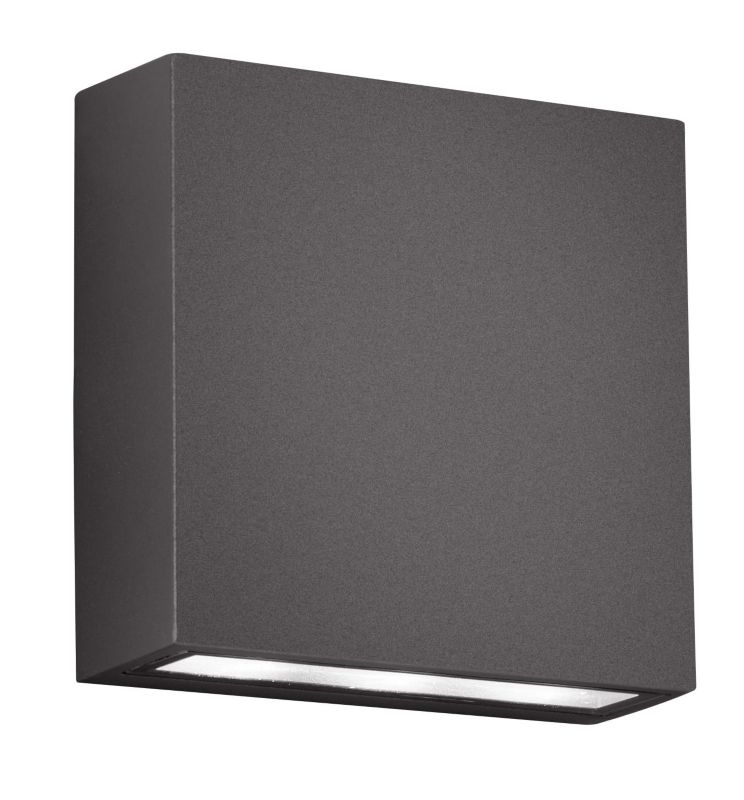 Kinkiet ścienny zewnętrzny Trio Thames antracyt LED 3W 3000K 180lm IP54 wym: 14 x 14 x 5 cm aluminium - 1 szt.