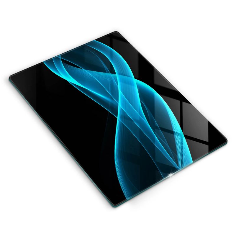 Szklana deska do krojenia Wallfluent 40x52 cm Niebieska abstrakcja 1 szt.