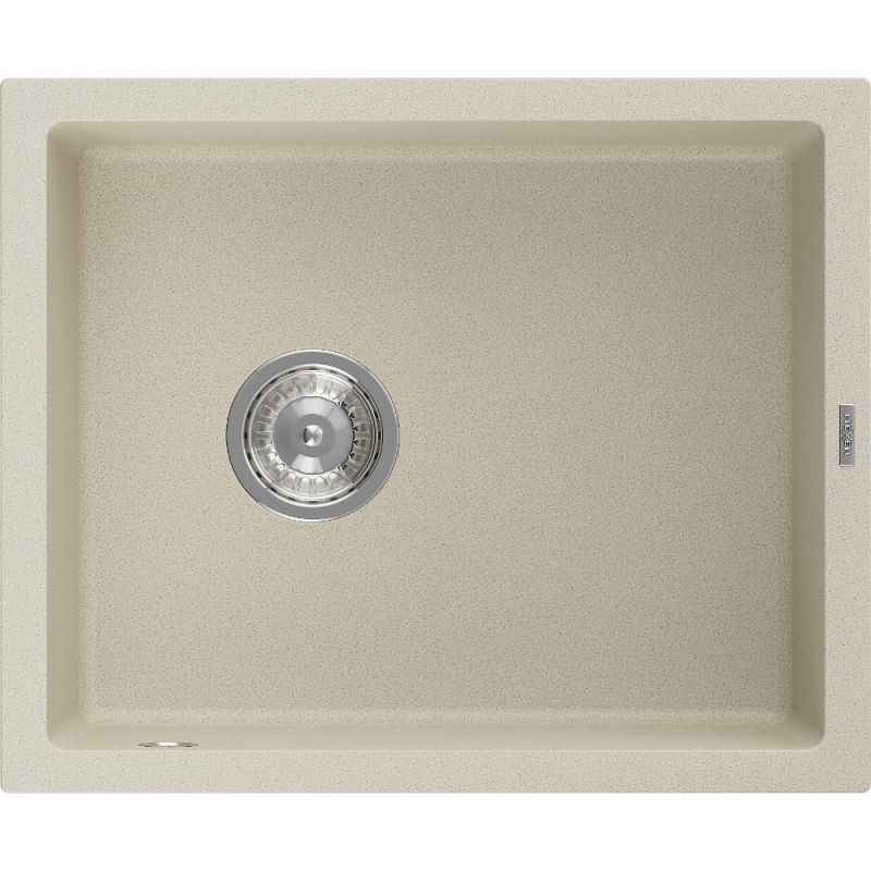 Zlewozmywak granitowy wpuszczany Mexen Ben 1-komorowy biały 600 x 500 mm - 6522605000-20 1 szt.