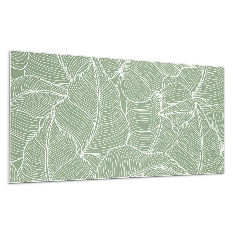 Panel samoprzylepny Wallfluent 100x50 cm Fale z motywem liści 1 szt.