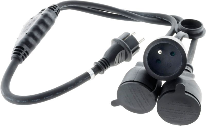 Przedłużacz z rozgałęźnikiem Diall 3 x 16 A 3 x 1,5 mm2