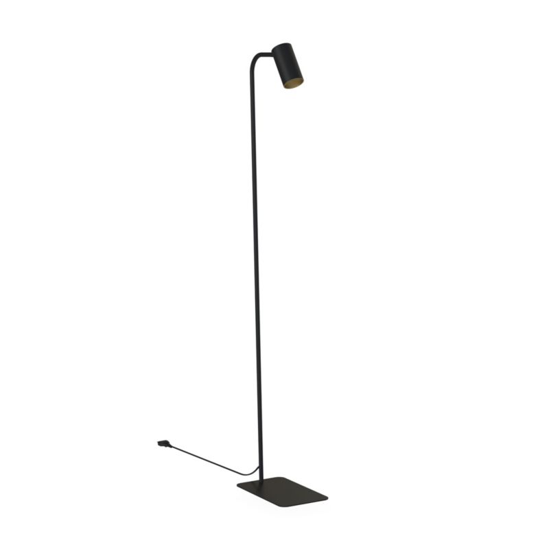 Lampa podłogowa stojąca Nowodvorski Lighting Mono czarna 1 x GU10 x 10W wym: 130 x 24 x 27 cm - 1 szt.