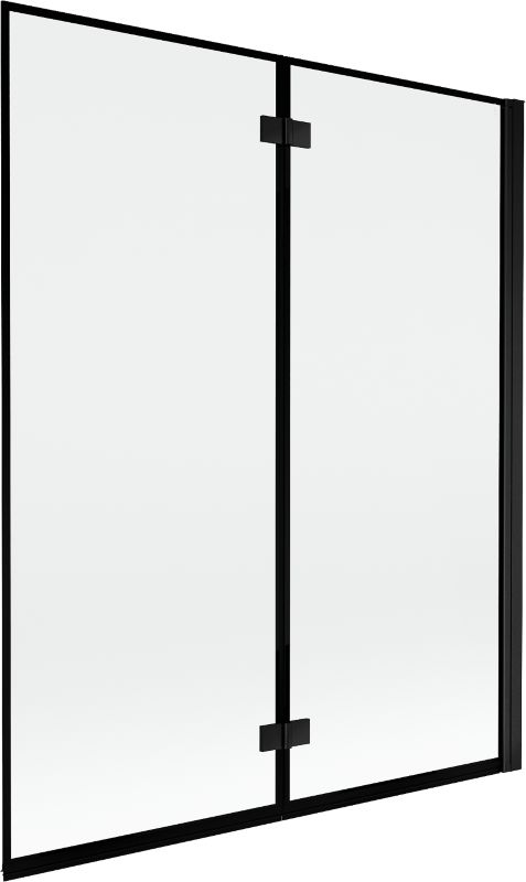 Parawan nawannowy Mexen Mist czarny 140 x 150 cm 2-skrzydłowy - 8A9-140-002-70-70-P 1 szt.